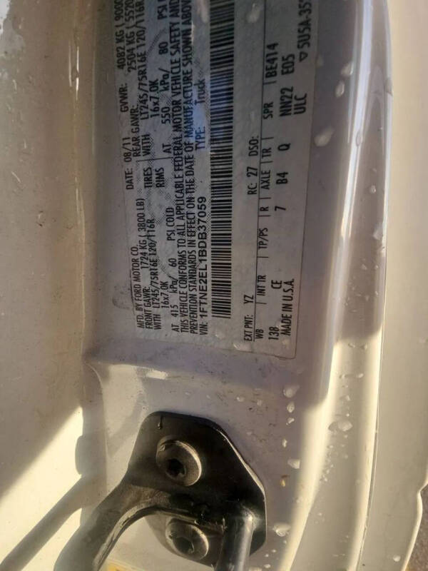 2011 Ford E-Series E-250