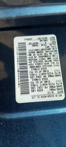 2012 Nissan Rogue SV