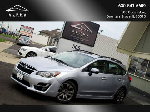 2015 Subaru Impreza for sale at Alpha Luxury Motors in Downers Grove IL