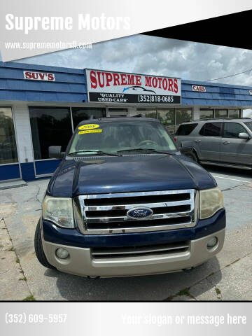 2008 Ford Expedition EL for sale at Supreme Motors in Leesburg FL