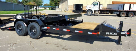 2023 Rice Trailers Partial Tilt Flatbed- 7 x 16+4