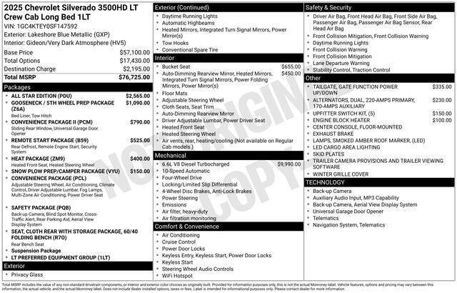 2025 Chevrolet Silverado 3500HD
