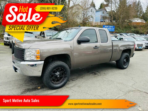 2013 Chevrolet Silverado 1500 for sale at Sport Motive Auto Sales in Seattle WA