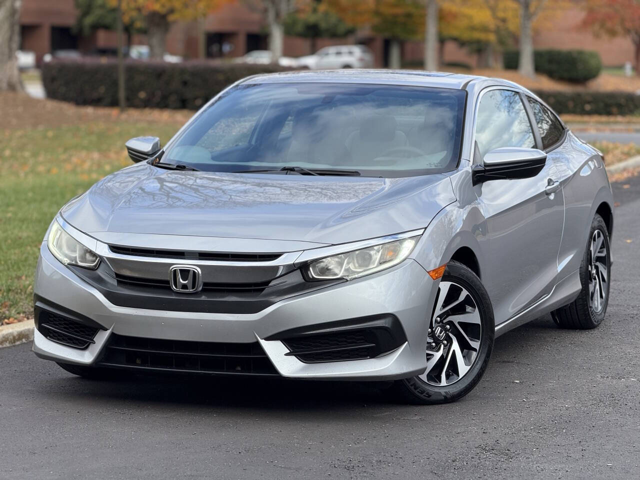 Silver 2016 Honda Civic LX-P LX-P 2dr Coupe 1