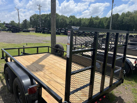 2026 Top Hat 12x77 Tandem Utility Trailer