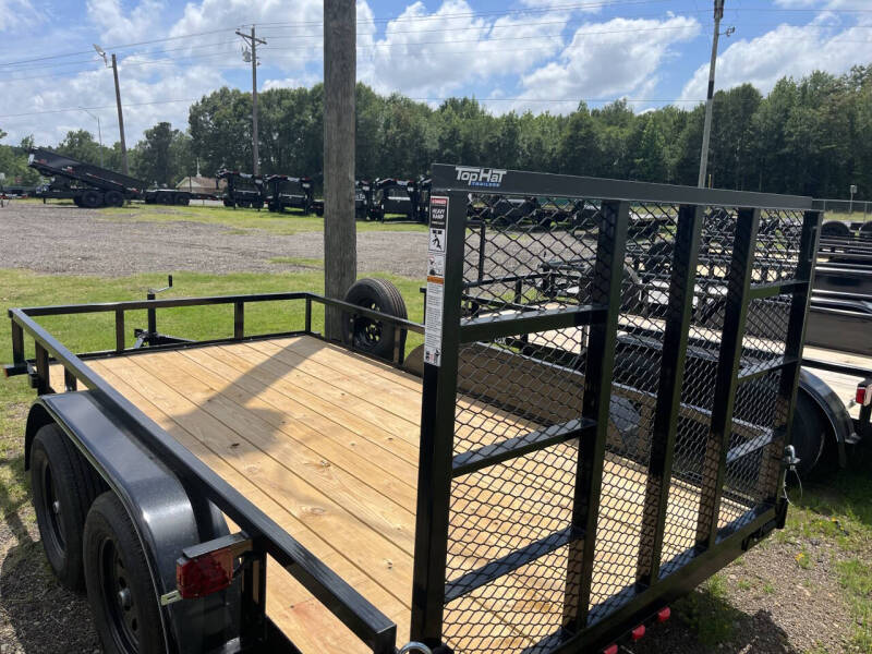 2026 Top Hat 12x77 Tandem Utility Trailer
