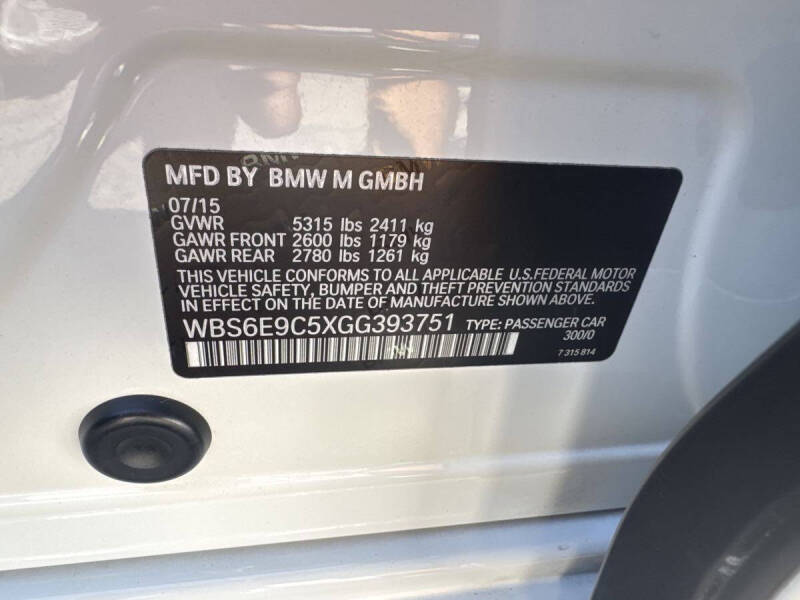 2016 BMW M6 Gran Coupe