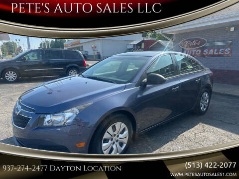 2014 Chevrolet Cruze for sale at PETE'S AUTO SALES LLC - Dayton in Dayton OH