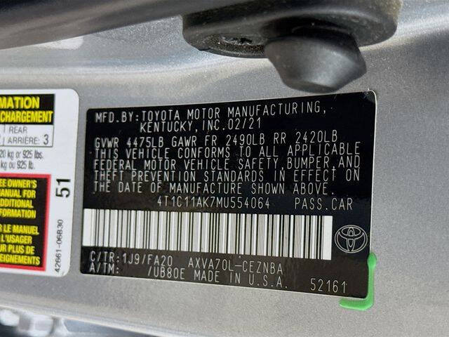 2021 Toyota Camry LE