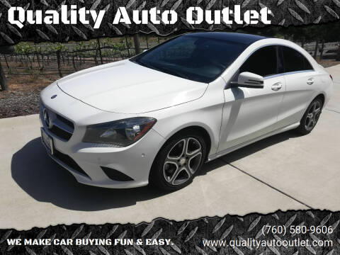 2014 Mercedes-Benz CLA for sale at Quality Auto Outlet in Vista CA