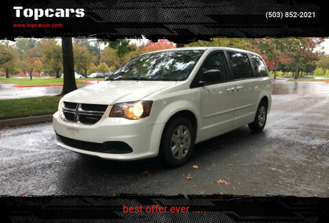 2013 Dodge Grand Caravan for sale at Topcars in Wilsonville OR