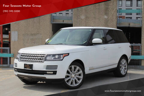 2014 Land Rover Range Rover for sale at Four Seasons Motor Group in Swampscott MA