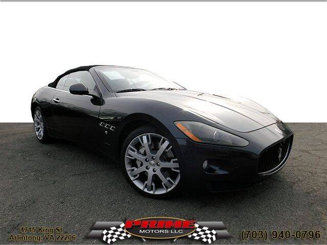 2011 Maserati GranTurismo for sale at PRIME MOTORS LLC in Arlington VA