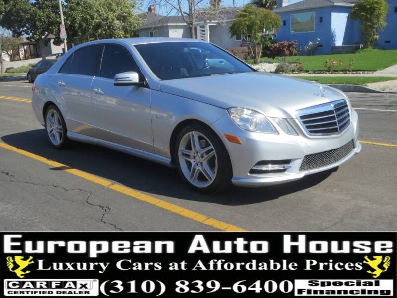 2012 Mercedes-Benz E-Class for sale at European Auto House in Los Angeles CA