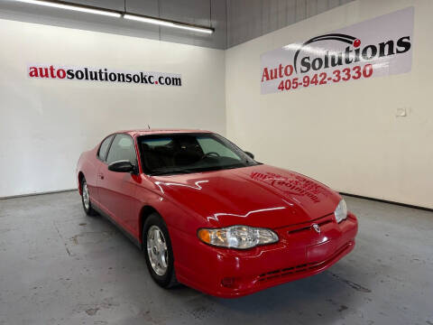 2005 Chevrolet Monte Carlo for sale at Auto Solutions in Warr Acres OK