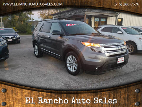 2013 Ford Explorer for sale at El Rancho Auto Sales in Des Moines IA