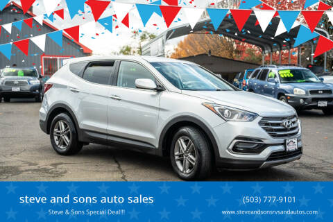 2017 Hyundai Santa Fe Sport for sale at steve and sons auto sales in Happy Valley OR