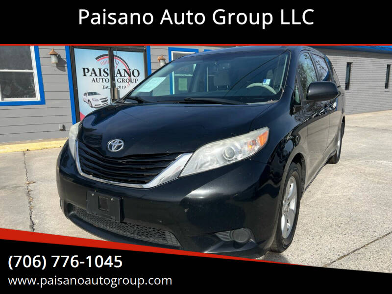 2012 Toyota Sienna for sale at Paisano Auto Group LLC in Cornelia GA