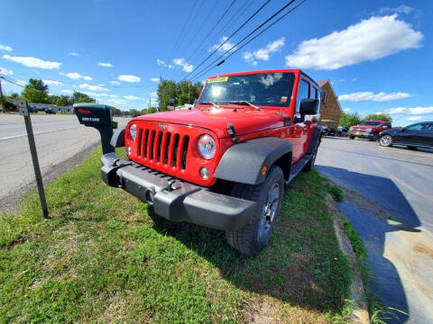 2015 Jeep Wrangler Unlimited for sale at Mancuso Country Auto in Batavia NY