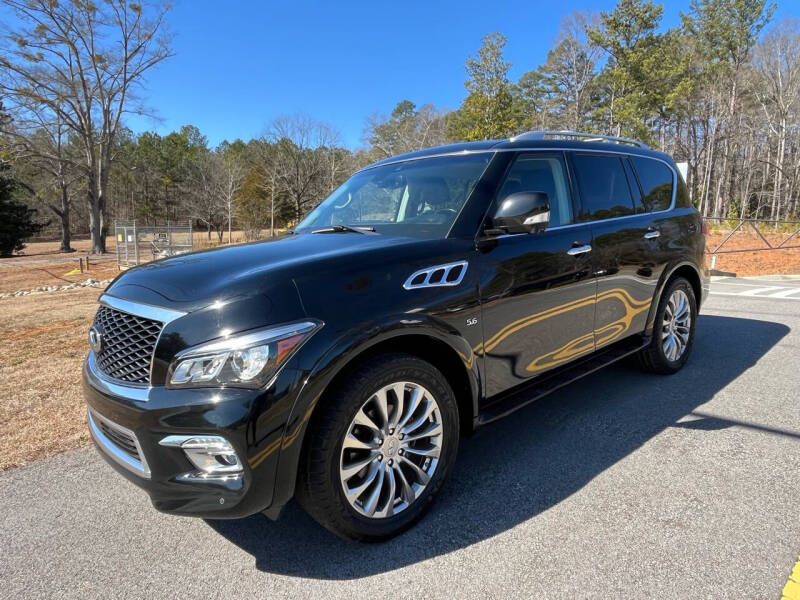 2017 Infiniti QX80 for sale at GTO United Auto Sales LLC in Lawrenceville GA