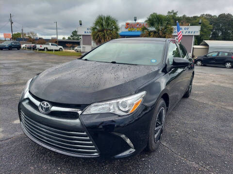 2016 Toyota Camry for sale at Sun Coast City Auto Sales in Mobile AL