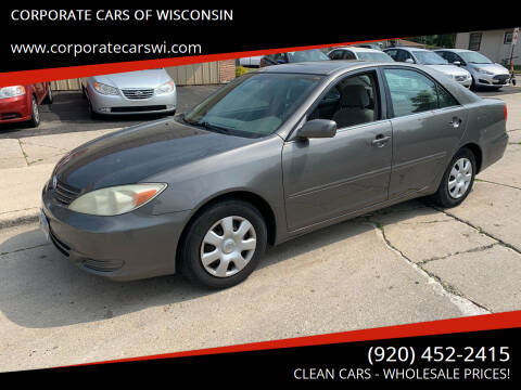 2003 Toyota Camry for sale at CORPORATE CARS OF WISCONSIN - DAVES AUTO SALES OF SHEBOYGAN in Sheboygan WI