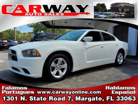2012 Dodge Charger for sale at CARWAY Auto Sales in Margate FL