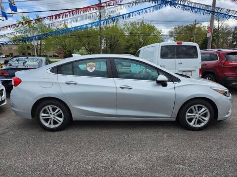 2017 Chevrolet Cruze for sale at County Car Credit in Cleveland OH