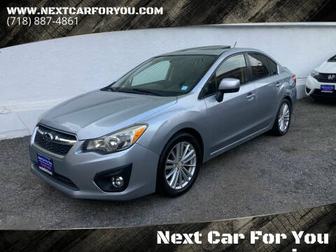 2013 Subaru Impreza for sale at Next Car For You inc. in Brooklyn NY