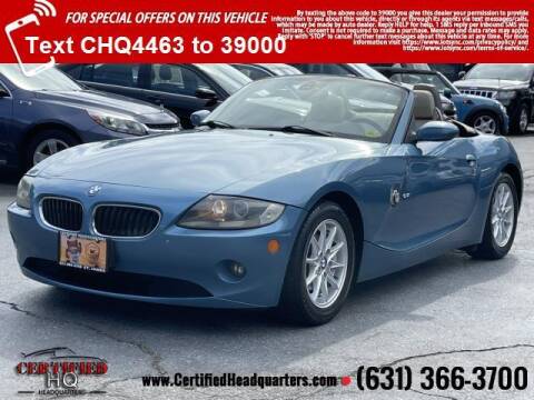2005 BMW Z4 for sale at CERTIFIED HEADQUARTERS in Saint James NY