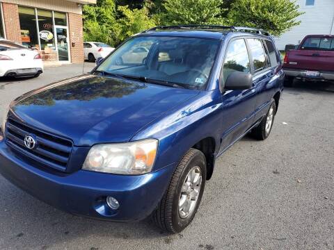 2007 Toyota Highlander for sale at 7 Sky Auto Repair and Sales in Stafford VA