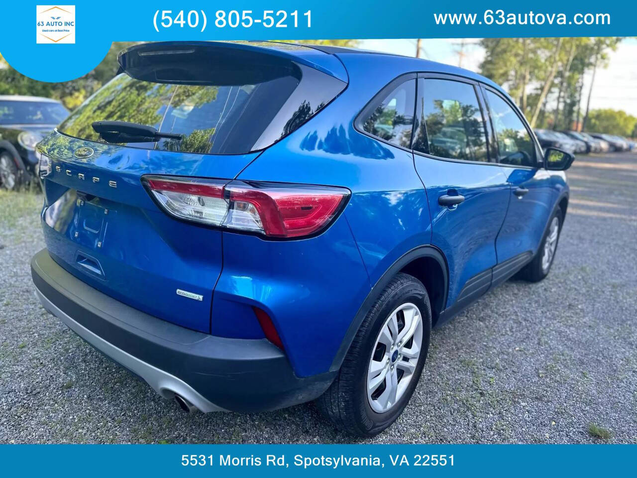 2020 Ford Escape for sale at 63 Auto Inc in Spotsylvania, VA