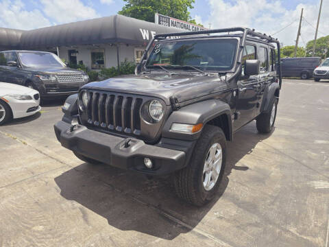 2018 Jeep Wrangler Unlimited for sale at National Car Store in West Palm Beach FL