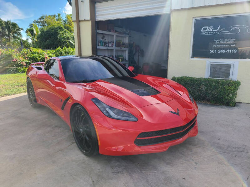 2014 Chevrolet Corvette for sale at O & J Auto Sales in Royal Palm Beach FL