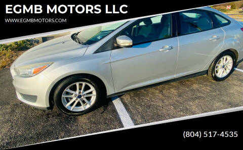 2015 Ford Focus for sale at EGMB MOTORS in Midlothian VA