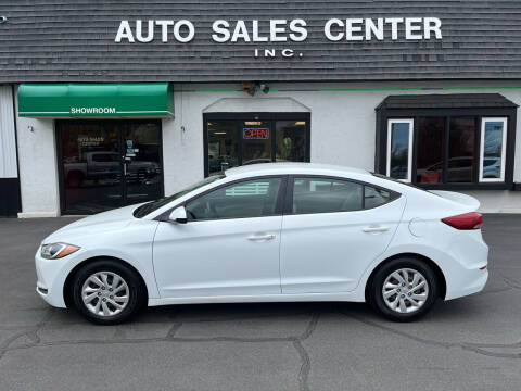 2018 Hyundai Elantra for sale at Auto Sales Center Inc in Holyoke MA