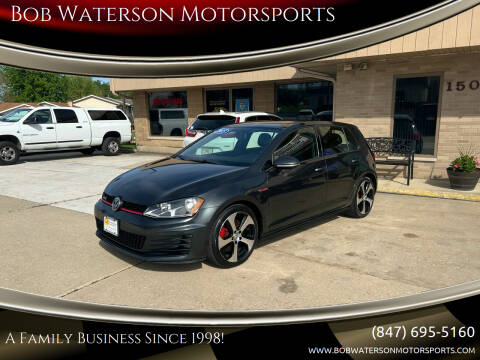 2015 Volkswagen Golf GTI for sale at Bob Waterson Motorsports in South Elgin IL