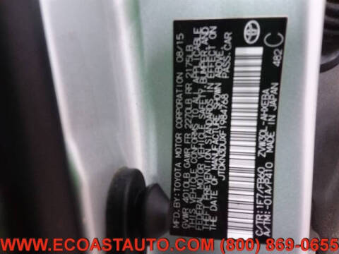 2015 Toyota Prius Two