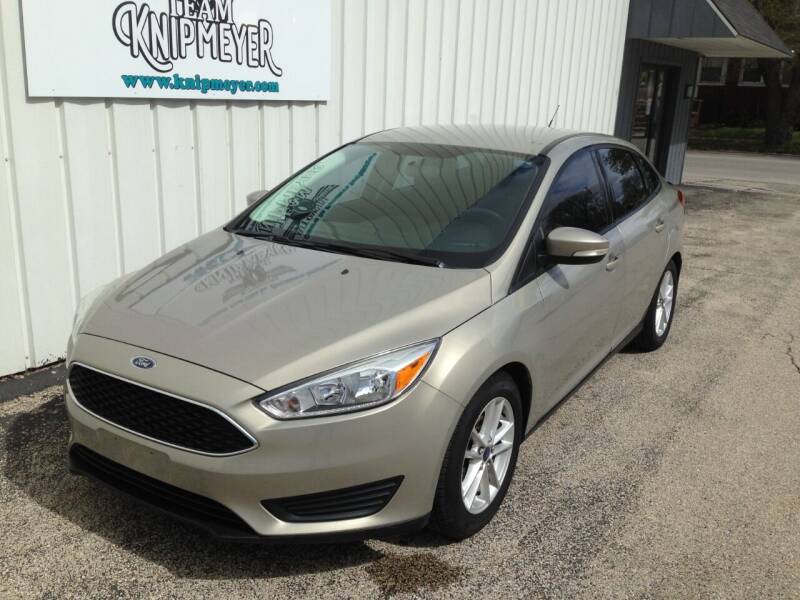 2015 Ford Focus for sale at Team Knipmeyer in Beardstown IL