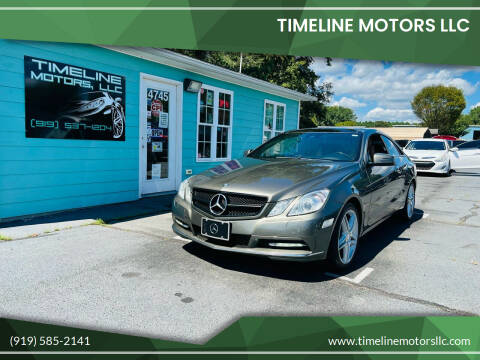 2012 Mercedes-Benz E-Class for sale at Timeline Motors LLC in Clayton NC