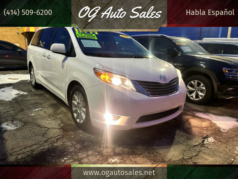 2012 Toyota Sienna for sale at OG Auto Sales in Milwaukee WI