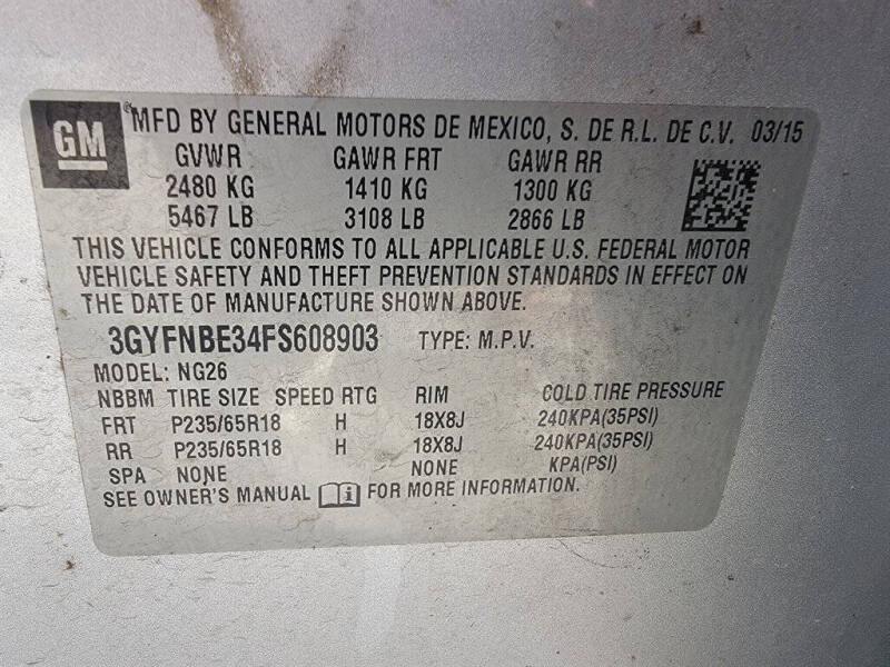 2015 Cadillac SRX Luxury Collection