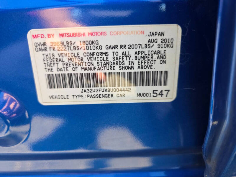 2011 Mitsubishi Lancer ES