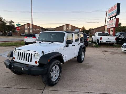 2012 Jeep Wrangler Unlimited for sale at Car Gallery in Oklahoma City OK