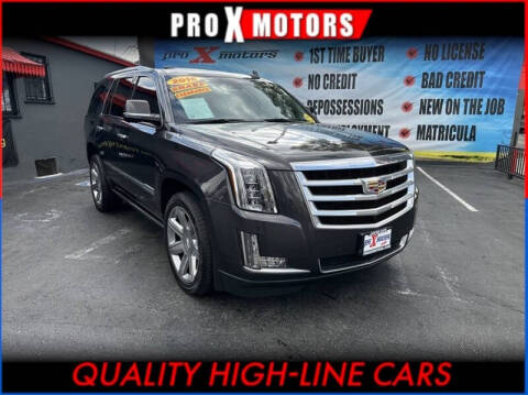 2016 Cadillac Escalade for sale at Pro X Motors in South Gate CA