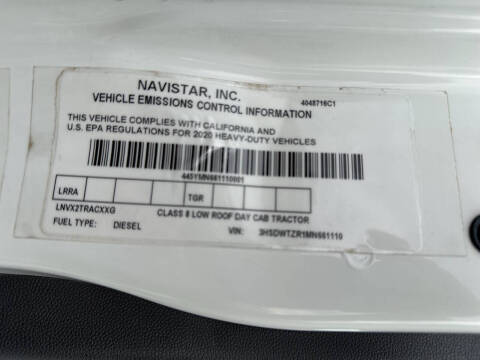 2021 International RH613