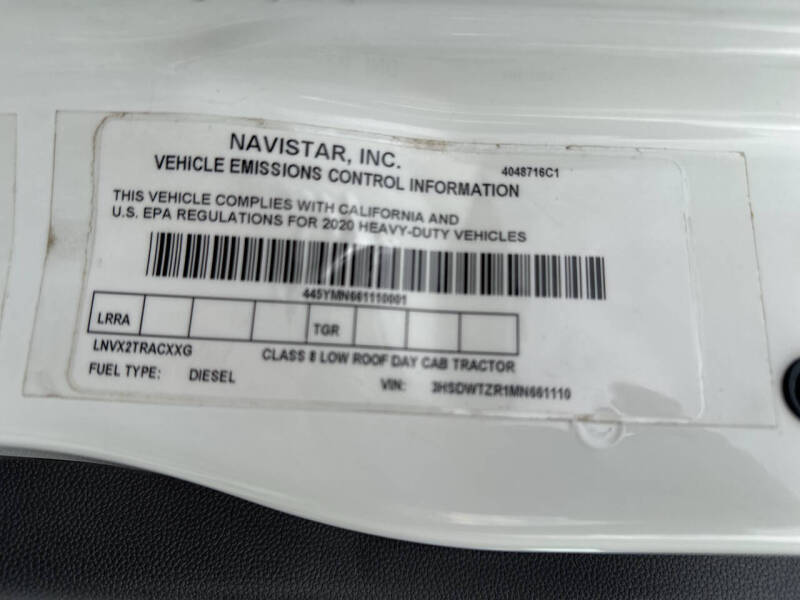 2021 International RH613