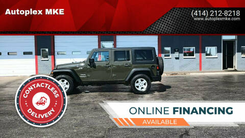 2016 Jeep Wrangler Unlimited for sale at Autoplexmkewi in Milwaukee WI