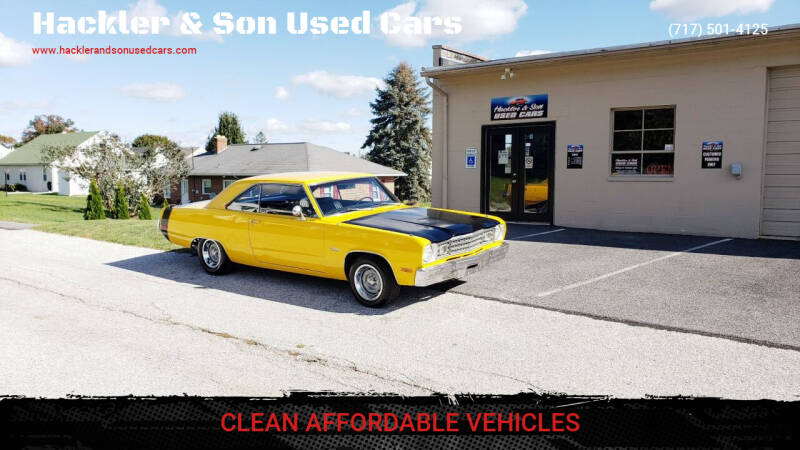 1973 Plymouth Scamp for sale at Hackler & Son Used Cars in Red Lion PA