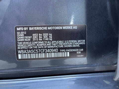 2012 BMW 3 Series 328i